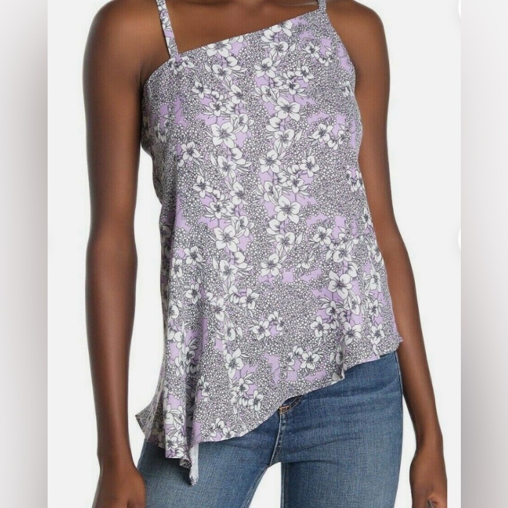Parker Asymmetrical Floral Print. NWT